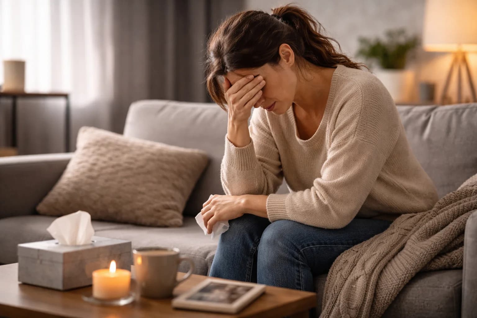Kobieta w kryzysie emocjonalnym — trudny moment życiowy