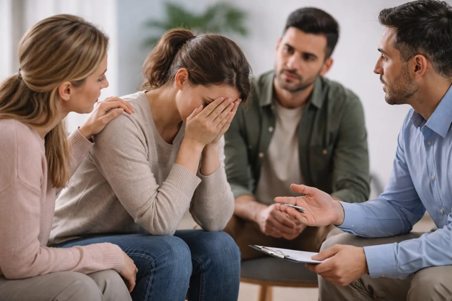 Wsparcie psychologiczne — praca terapeutyczna w grupie